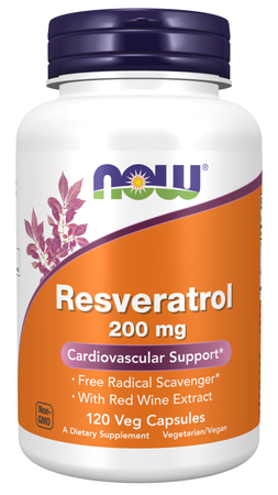 Now Foods Resveratrol 200 mg - 120 VCap