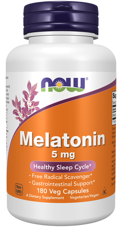 Now Foods Melatonin 5 Mg -180 Capsules