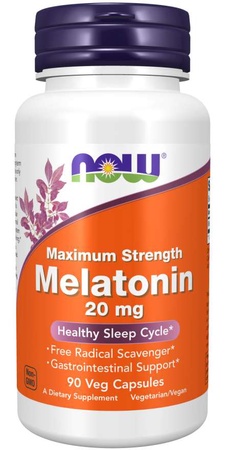 Now Foods Melatonin 20 mg - 90 Capsules