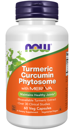 Now Foods Turmeric Curcumin Phytosome  (Meriva Turmeric Phytosome) - 60 Cap