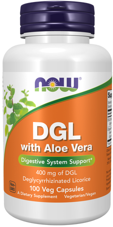 Now Foods DGL with Aloe Vera - 100 Cap