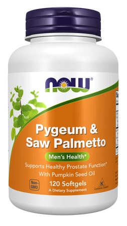 Now Foods Pygeum & Saw Palmetto - 120 Softgels