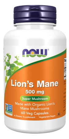 Now Foods Lion's Mane 500 Mg - 60 Cap