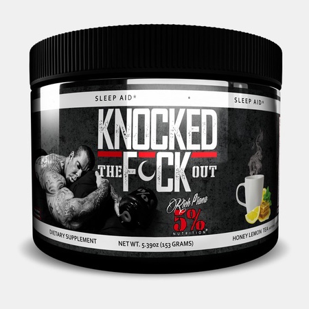 5% Nutrition Knocked The F*ck Out  Honey Lemon Tea - 30 Servings