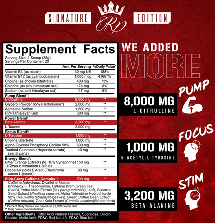 5% Nutrition 5150-Gladiator Edition  Carnage Crush (Mango Peach) - 20 Servings