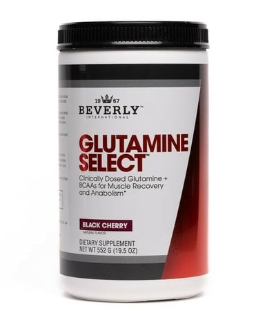 Beverly International Glutamine Select w/BCAA's  Black Cherry - 60 Servings
