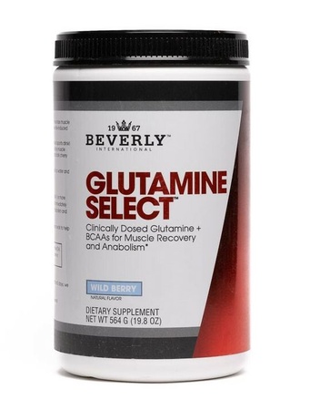Beverly International Glutamine Select w/BCAA's  Wild Berry - 60 Servings