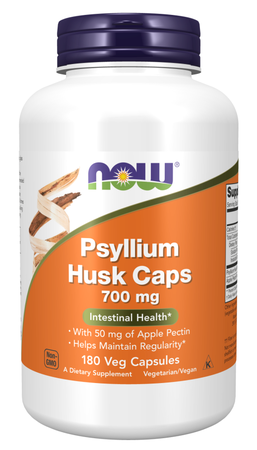 Now Foods Psyllium Husk Capsules 700 Mg - 180 Cap