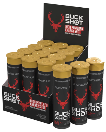 Bucked Up Buck Shot  Blood Raz - 12 x 2oz Btls