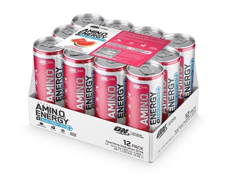 Optimum Nutrition Amino Energy Sparkling Rtd Watermelon - 12 Cans