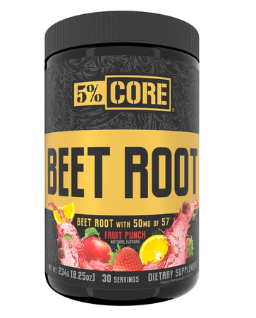 5% Nutrition CORE Beet Root w/S7  Fruit Punch  - 30 Servings
