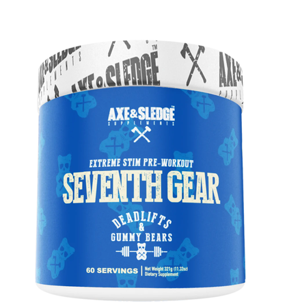 Axe & Sledge Seventh Gear Pre-Workout  Deadlifts & Gummy Bears - 30 Servings
