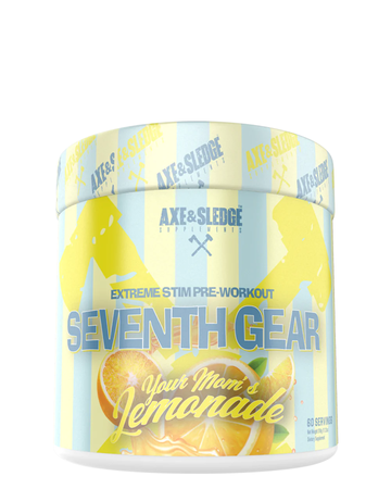 Axe & Sledge Seventh Gear Pre-Workout Your Mom's Lemonade - 30-60 Servings