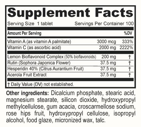 Beverly International Ultra C Vitamin C Complex - 100 Tablets