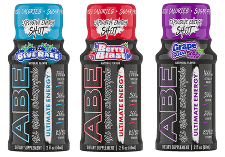 - ABE Ultimate Energy Shot 2 oz - 3 Pack (One of each flavor)