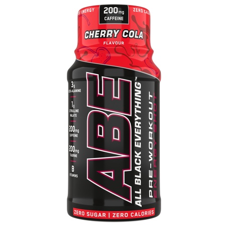 ABE Pre Workout Energy Shots Cherry Cola - 12 x 2oz Btls