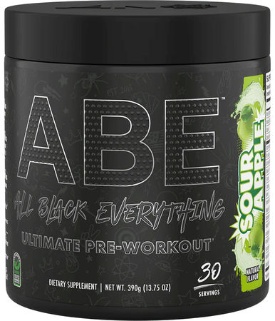 ABE Ultimate Pre-Workout  Sour Apple - 30 Servings **Special w/FREE Shaker