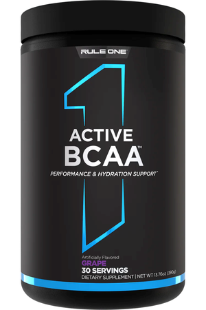 Rule1 BCAA Active BCAA w/Hydration Support  Grape - 30 Servings