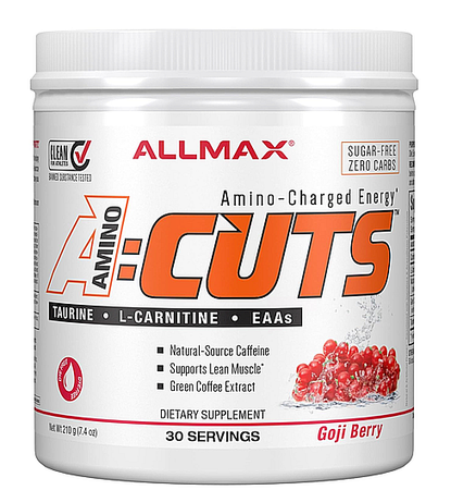 AllMax Nutrition ACUTS Amino Cuts Amino Acid Energy Goji Berry - 30 Servings