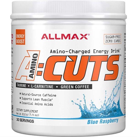 AllMax Nutrition ACUTS Amino Cuts Blue Raspberry - 30 Servings