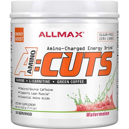AllMax Nutrition ACUTS Amino Cuts  Amino Acid Energy Drink  Watermelon - 30 Servings
