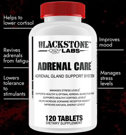 Blackstone Labs Adrenal Care - 240 Tablets (2 x 120 Tab Btls)  TWINPACK