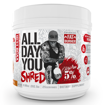 5% Nutrition All Day You May SHRED  Southern Sweet Tea - 25 Servings