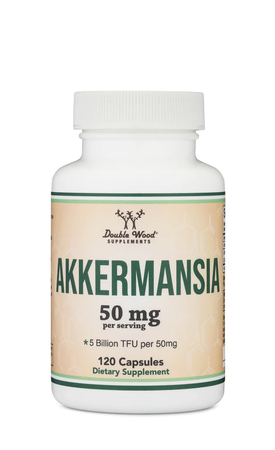 Double Wood Supplements Akkermansia Supplement - 120 Capsules
