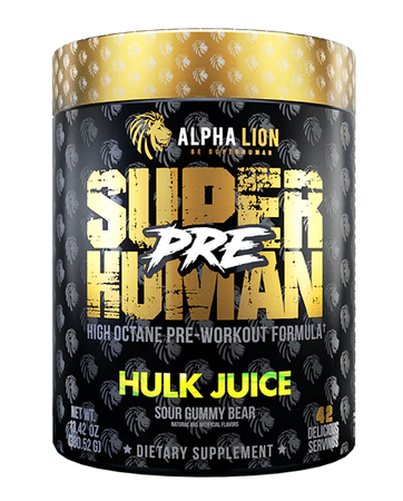 Alpha Lion SuperHuman PRE Pre-Workout  Hulk Juice - 21 Servings
