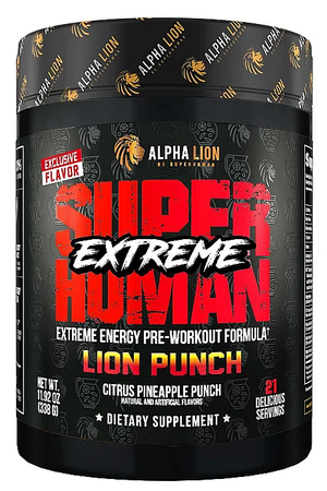 Alpha Lion SuperHuman Extreme Lion Punch - 21 Servings