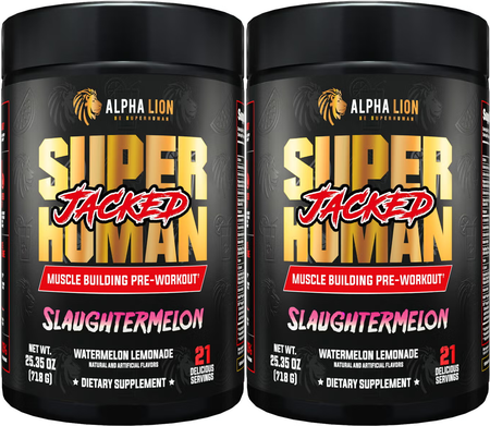 Alpha Lion Superhuman Jacked  Slaughtermelon - 2 x 21/42 Servings TWINPACK