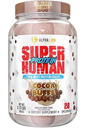 Alpha Lion Superhuman Protein Cocoa Buffs - 28 Servings