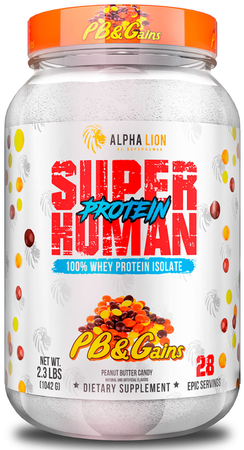 Alpha Lion Superhuman Protein PB & Gains - 28 Servings