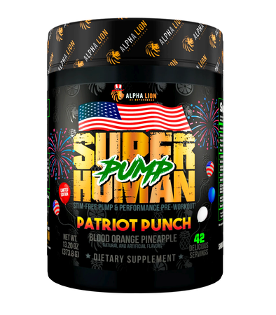 Alpha Lion SuperHuman Pump  Patriot Punch - 42 Servings
