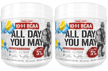 5% Nutrition All Day You May Blueberry Lemonade - 2 x 30 Servings TWINPACK