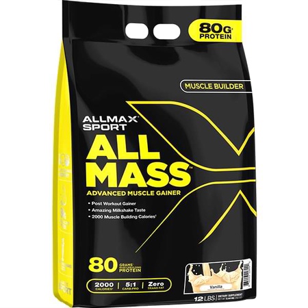 AllMax Nutrition Allmass Vanilla - 12 Lb