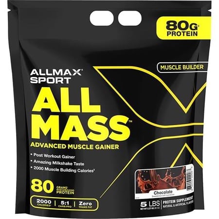 AllMax Nutrition Allmass Chocolate - 5 Lb