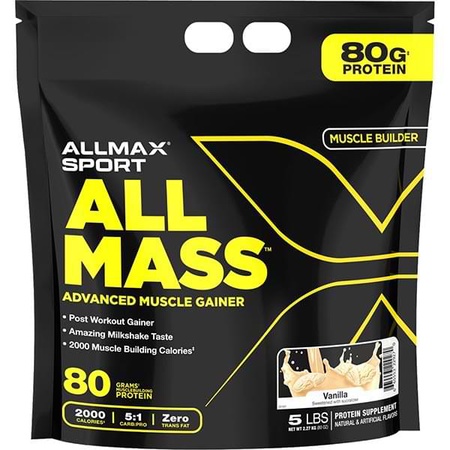 AllMax Nutrition Allmass Vanilla - 5 Lb