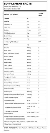 AllMax Nutrition ALLGREENS+  Pineapple Mango - 30 Servings