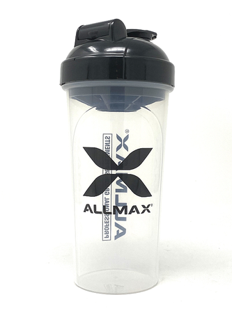 AllMax Nutrition Shaker Bottle Clear  25 oz