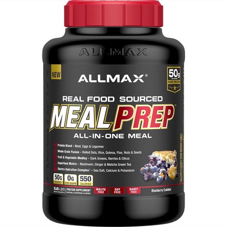 AllMax Nutrition MEAL PREP - BlueBerry Cobbler - 5.6 Lb