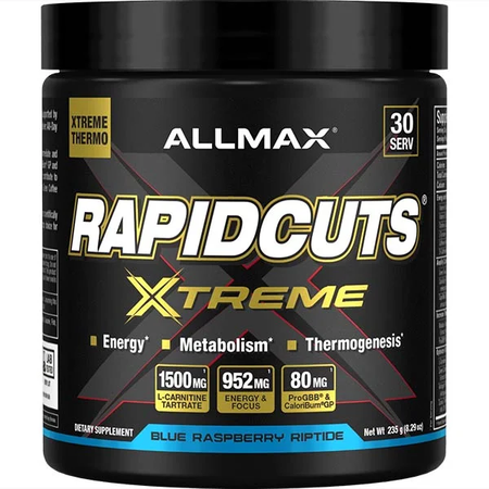 AllMax Rapicuts Xtreme  Blue Raspberry - 30 Servings