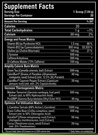AllMax Rapicuts Xtreme  Blue Raspberry - 30 Servings