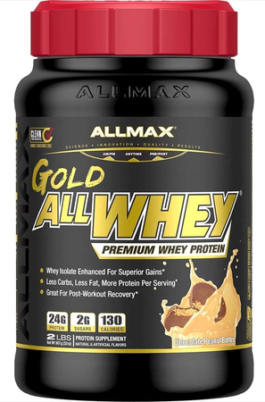 Allmax Nutrition AllWhey Gold Protein Chocolate Peanut Butter - 2 Lb