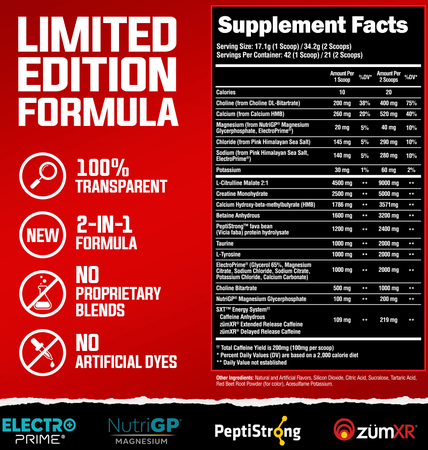 Alpha Lion Superhuman Jacked  Mango Veinac  - 21/42 Servings