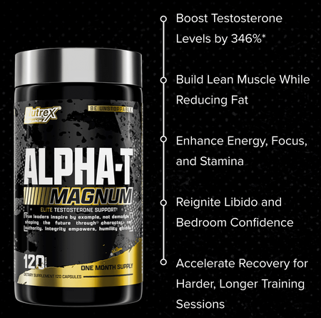 Nutrex  ALPHA-T MAGNUM - 120 Capsules