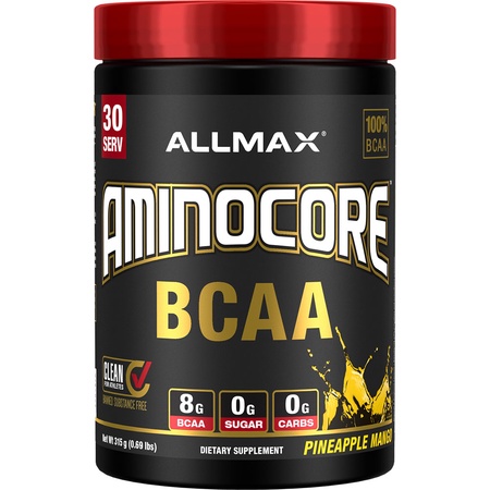 AllMax Nutrition Aminocore BCAA  Pineapple Mango - 30 Servings