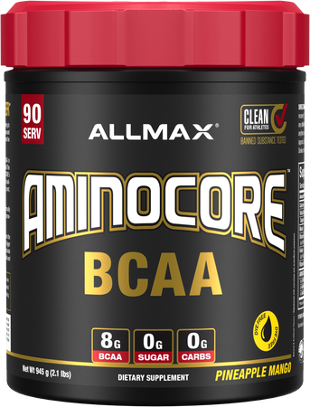 AllMax Nutrition Aminocore BCAA  Pineapple Mango - 90 Servings
