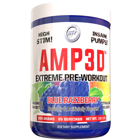 Hi Tech Pharmaceuticals AMP3D  Blue Razzberry - 25 Servings