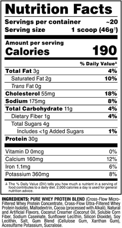 -AllMax Nutrition Classic AllWhey 100% Whey Protein Chocolate   - 2 Lb